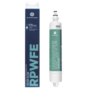 GE RPWFE Refrigerator Water Filter, White, Replace every 300 gallons