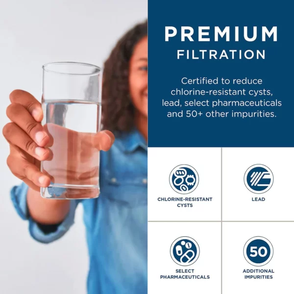 GE RPWFE Refrigerator Water Filter, White, Replace every 300 gallons - Image 2