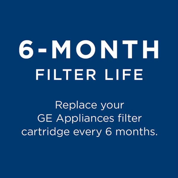 GE XWFE Refrigerator Water Filter, White, Replace every 300 gallons - Image 2