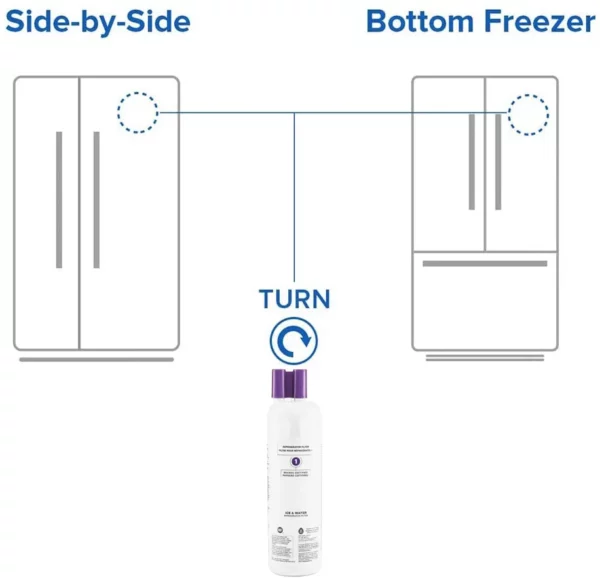 EDR1RXD1 refrigerator water filter 1 - W10295370A water filter 1 - Image 4