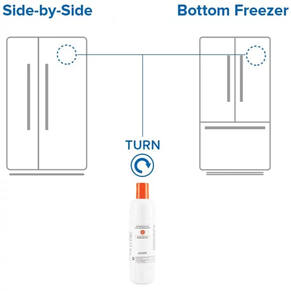 EDR2RXD1 refrigerator water filter 2 - W10413645A water filter 2 - Image 5