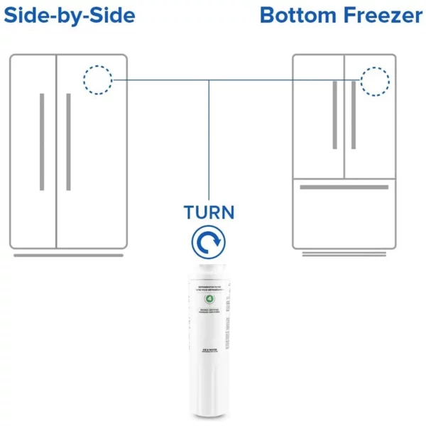 EDR4RXD1 refrigerator water filter 4 - 9084 water filter 4 - Image 4